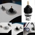Miniatyrbild 4 av 5: Båt Uppblåsbar Luftventilbräda Sup Adapter Pumpadapter Stand Up Paddle Board Kajak Surfing Vatten Roddtillbehör Lämplig för Utomhusbruk