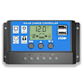 Miniatyrbillede 1 af 5: Solar Charge Controller, 20A Solpanel Controller 12V/24V PWM Automatisk Parameter Justerbar LCD Display