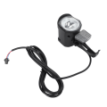 Miniatyrbillede 2 af 8: Elektrisk cykel forlygte DC12V til 72V LED-lys SM-stik 2-benet holdbar ABS Ebike forlygte til elcykel