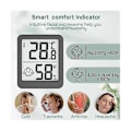 Miniatyrbild 3 av 5: LCD Digital Termometer Hygrometer Inomhus Rum Elektronisk Temperatur Luftfuktighetsmätare Sensor Mätare W