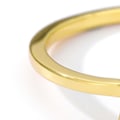 Miniatyrbillede 7 af 8: Guld Initial Bogstav Åben Ring A Form Stable Justerbar Åben Alfabet Ring til Kvinder Piger