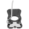 Miniatyrbillede 6 af 8: Justerbar traditionel recurve bue pil hvile aluminiumlegering magnetisk pil stand sort