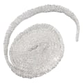 Miniatyrbilde 1 av 8: Rhinestone Strip 5yd lang 0,4 tommer bred gjennomsiktig hvit trygt slitesterk krystallbånd til bryllupsfestbursdag