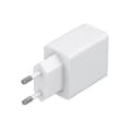 USB-väggladdare, 2x USB-A, 2 A, max totalt 12 W, vit Vit