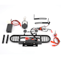 Miniatyrbilde 8 av 8: RC Front Bumper med 2 runde LED og Winch fjernkontroll for Traxxax TRX‑4 1/10 Crawler Car