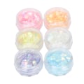 Pikkukuva 4 / 8: 6 väriä Luminous Nail Art Paljetit Tee itse kiiltävä Nail Art Decoration paljetteja manikyyri työkalu