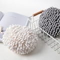 Miniatyrbilde 2 av 5: 2 stk. Hengende Håndkletørker, Chenille Mikrofiber Hengende Håndkle