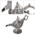Miniatyrbilde 8 av 8: Røkelsebrenner i form av en hul Aladdin-lampe, dekorasjon til skrivebordet, hjemmet