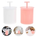 Miniatyrbillede 5 af 5: Ansigtsvaske Skum Maker Sæt 2 Stykker Pink Hvid Dyb Rensende Værktøj Rejsevenlig