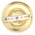 Miniatyrbillede 8 af 8: 2 stk. Jern Loftslampe Baldakin Krog Lysekrone Pladeholder Dekoration DIY Montering Tilbehør Guld