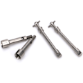 Miniatyrbilde 6 av 8: Rustfritt stål fremre drivaksel hundeben erstatning for Axial SCX24 90081 1/24 RC bil