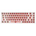 Pikkukuva 6 / 8: 68 Key Mekaaninen Näppäimistö Tee-se-itse-sarja, jossa on RGB 5 V DC -tuki Langaton 2.4G Type C Langallinen Bluetooth 3.0 5.0 Hot Swap Keyboard IOS White