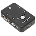 Miniatyrbild 6 av 8: USB 2.0 KVM Switch 1920x1440 2 Port Dual Monitor KVM Switch för WIN95 98 98SE 2000 ME XP