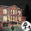 Miniatyrbild 2 av 5: Jul LED Projektor Utomhus Landskap Scen Jul Lampa