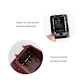 Miniatyrbillede 3 af 5: Bil Børne ISOFIX Kontakt Sæde Sikkerhedsdæksel bag kompatibel med C Klasse W205 2015-2021 2059200513 (Sort)