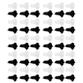 Miniatyrbilde 3 av 8: 60 stk PVC fiskekrok karper rigg ring stopper perler fiskefiksering buffer holder tilbehør