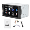 Pikkukuva 1 / 8: 7 tuuman HD-auton MP5-soitin FM-radio multimediatoisto 2Din digitaalinen kosketusnäyttö USB/muistikortti/Bluetooth