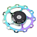 Miniatyrbild 4 av 8: Bakväxelhjul i aluminiumlegering för mountainbike, styrlager för remskivor, cykeltillbehör, färgglad-11T