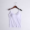 Miniatyrbilde 4 av 5: Camisole Tanktopp med Innebygd BH, Polstret Slim Fit - Lys Rosa (4XL)