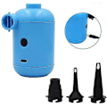 Miniatyrbilde 2 av 5: Mini Elektrisk Pumpe, USB Bærbar Elektrisk Luftpumpe for Camping, Rask Oppblåser og Tømmer, 3 Dyse Oppblåser for Luftbassengleker