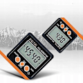 Miniatyrbillede 4 af 4: Inclinometer, Ip54 Præcisions Elektronisk Display, Vinkelmåler 4 * 90 Hjørnekassette Med Baggrundsbelysning Til Måling Af Vinkel Og Hældning