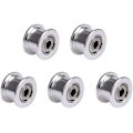 Miniatyrbillede 1 af 4: Gt Gt2 Tandrem Aluminium Spændehjul 16 Tandløse 3mm Boring Til 3D Printer 6mm Tandrem Bredde (5 stk. Pakke)