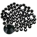 Pikkukuva 1 / 3: Liimattavat Crystal Flatback -strassit (ss20 576 kpl, Jet) 4,8 mm