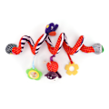 Miniatyrbilde 1 av 8: Baby Plush Stroller Toys Infants Spiral Crib Toy Toddler Educational Plush Hanging Toy#02