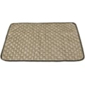 Miniatyrbillede 1 af 5: Køletæppe til kæledyr til sommer, isoleret issilkepude med ble til indendørs sæde, Khaki, størrelse S (35 * 45 cm)