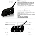 Miniatyrbillede 2 af 3: Trådløs Bluetooth Vnetphone V6c Fodbolddommer Intercom Headset (1200m, Fuld Duplex) 1stk