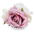 Miniatyrbilde 1 av 8: Brudehåndledd Blomst Brudepike kunstig håndledd Corsage armbånd til bryllupsdag Rosa