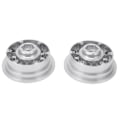 Pikkukuva 4 / 8: 2 kpl RC-pyörän napavanne, ammattimainen alumiiniseospyörän napasetti Axial SCX6 1/6 RC-autolle, hopea