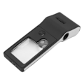 Miniatyrbillede 2 af 8: LED-belyst forstørrelsesglas 3X 10X 55X bærbar asfærisk forstørrelsesglas høj lysstyrke UV-detektionsforstørrelsesglas