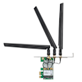 Miniatyrbillede 3 af 8: 6300AGN Desktop Netværkskort 450Mbps 802.11AN PCI‑E WiFi Adapter A2.4G/5G Tilbehør