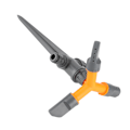 Miniatyrbillede 8 af 8: 360 graders automatisk roterende plænesprinkler Justerbar tre-armet sprinkler Havevandingssystem