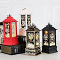Miniatyrbillede 3 af 5: Vintage Lysekroner, LED Flammeløse Lys, Have Lyslygter