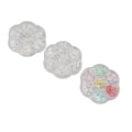 Miniatyrbillede 3 af 8: 3 æske Nail Rhinestone Stilfuldt dekorativt skinnende harpiks blandet farve DIY neglekunstdekorationer til hjemmeneglesalon