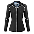 Miniatyrbillede 1 af 5: Slankende Sauna Sveddragt til Kvinder - Taljetræner Body Shaper Legging S Toppe Sort Blå