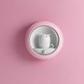 Miniatyrbild 1 av 5: Rosa Uppladdningsbar Induktions LED Nattlampa Set om 2st Automatiskt Baby Nattlampa Söt Form för Barnrum, Vardagsrum, Badrum, Hallar, Trappor