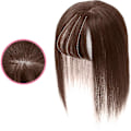 Pikkukuva 5 / 8: Hiustäytteet Silk Base Crown Topper Ihmishiukset Klipsit Topperit Top Hiustukkeet Naisille Ohentuva Hiusten Peite