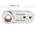 Miniatyrbild 8 av 8: 25T metallservostyrarmsuppgraderingsdel för HSP 1/10 RC modell CarSilver