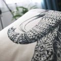Miniatyrbild 4 av 5: Elephant Pattern Örngott för 45 x 45 cm Hemmakontorskuddar