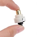 Pikkukuva 2 / 5: 2 kpl 20 mm LED-taskulampun painonappikytkin ON/OFF sähköinen taskulampun takakytkin