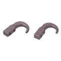 Pikkukuva 4 / 8: 2 set RC metallisimulaatioperävaunukoukku sinkkiseoksesta vetokoukku SCX10 1/10 RC-kiipeilyautolle Titanium Color