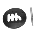 Pikkukuva 4 / 8: Vaihdelevy Mod Professional Short Shifter Mid Plate Mod 95 mm:n vivulla Thrustmaster TH8A -vaihdetarvikkeille