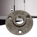 Miniatyrbilde 7 av 8: 10 stk Legering/ Støpejern 3 hull 65 mm DN15 Flensrør Base Gjenger Gulvflens (Støpejern)