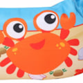 Miniatyrbillede 7 af 8: Børnesvømmeflåd Polyester og EPE-skum med sødt dyremønster Toddler Svømmevest til pool Orange Crab
