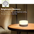Miniatyrbillede 1 af 5: Baby Natlampe, Genopladelig Mini Touch Lampe, Trådløs LED Børnelampe, Bærbar Sengelampe til Amning, Dæmpbar Soveværelseslampe (80X80X46MM)