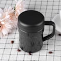 Miniatyrbild 2 av 8: Automatisk elektrisk kaffemjölkblandningskopp Kylmugg Självomrörande smart mjölkmugg HemSvart