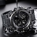 Miniatyrbild 4 av 5: LED Electronic Sports Watch Vattentät Lätt Dual Display Luminous Smartwatch för pojkar Svart
